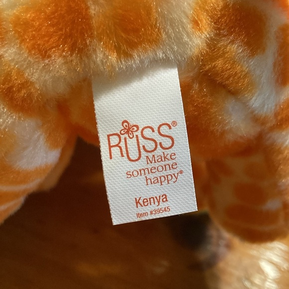 Russ Giraffe Plush 6" LiL Pepper Kenya - Picture 7 of 11
